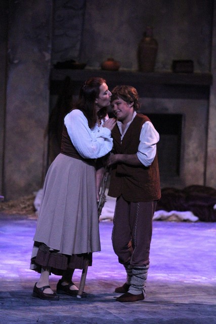 Mother Kissing Amahl